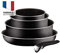 TEFAL L2008302 Set 5 St�ck INGENIO ESSENTIAL - Alle Kochfelder au�er Induktion - Made in France - Schwarz