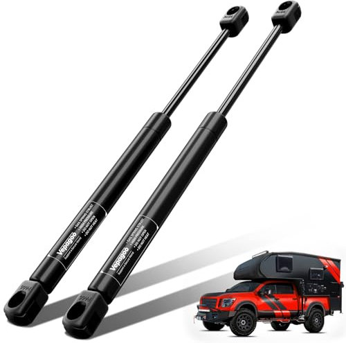 C16-08053 Amortiguador de gas de 19.7 pulgadas, 80 libras por amortiguador de gas para caravana, cama, camión, cubierta tonneau, gabinete de TV, escotilla, puerta, cobertizo y otras tapas de caja