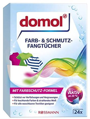 Farb- & Schmutzfangtücher - Schützt vor Verfärbungen und Vergrauungen - Für alle waschbare Textilien geeignet - 24 Tücher