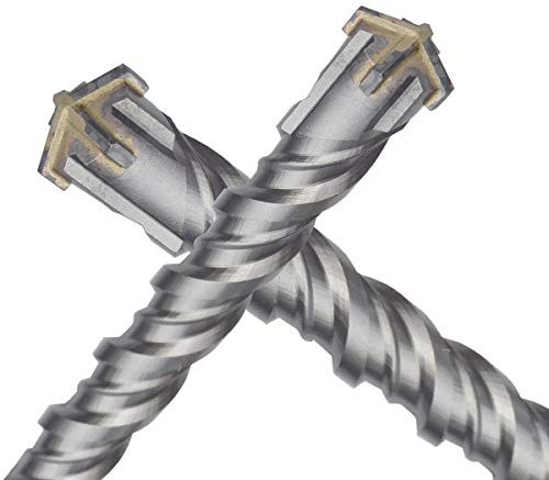 Foret SDS PLUS Ø 16 mm x 360 mm pour marteau perforateur, béton et pierre, Quadro-X pour maçonnerie, 4 tranchants