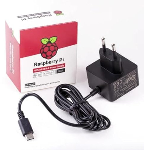 187-3417 - Raspberry Pi Fuente de alimentación enchufable Fuente de alimentación, 5,1 V DC/ 3 A, 15,3 W, Negro