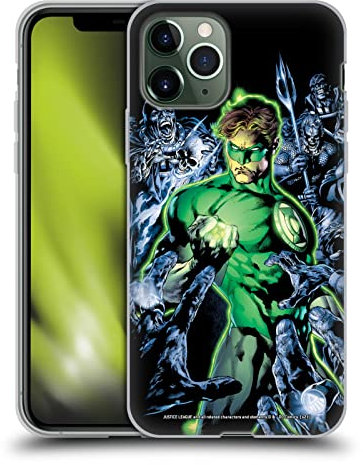 Head Case Designs Licenciado Oficialmente Justice League DC Comics Noche más Negra #2 Funda de cómic de Linterna Verde Caso Funda de Gel Suave Compatible con Apple iPhone 11 Pro