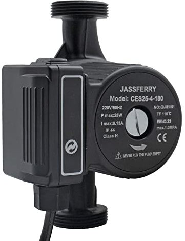 JASSFERRY Zentralheizungspumpen A-bewertet, automatische Warmwasser-Wärmezirkulation Hocheffiziente Heizungspumpe Zentralheizungpumpe Umwälzpumpe