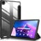 Fintie Hybrid Slim Case for Lenovo Tab M10 Plus (3rd Gen) 10.6 2022 (TB125FU/TB128FU/TB128XU), Shockproof Cover with Clear Transparent Back Shell, Black