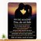 PJLJC Personalisierte Decke Geschenk für Meine Frau, Hochzeitstag Jahrestag Geburtstag Valentinstag Liebe Geschenke für Frauen, Decke An Meine Frau Von Ehemann, Super Weiche Kuscheldecke Flanelldecke