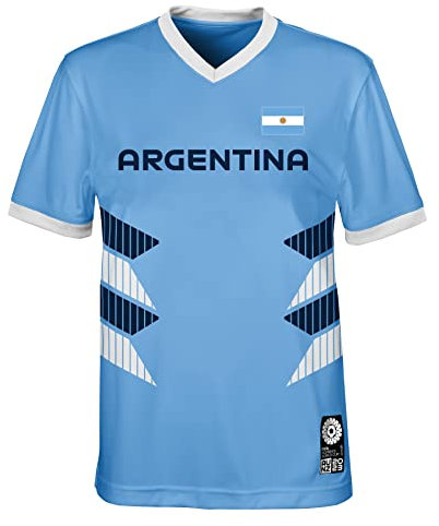 FIFA Offizielles Trikot der Jugendmannschaft der Frauenfussball-Weltmeisterschaft 2023, Argentinien, Blau, 10-12 Jahre