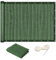Toile d Ombrage 2.5 x 2.8 m Respirant HDPE Protection 95% UV Toile Ombrage Voile d'ombrage avec Corde pour Jardin Terrasse Extérieur Patio Piscine, Vert Foncé