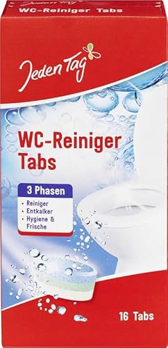 Jeden Tag WC-Reiniger Tabs, 16 x 20 g