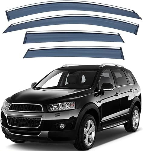 Autofenster Windabweiser für Chevrolet Captiva C100 2006-2018 Vorne Hinten Regenschutz Sonnenschutz Regenabweiser Autozubehör