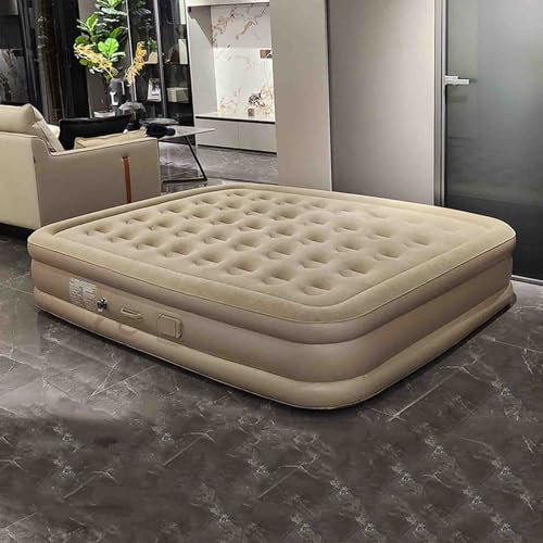 ALSUPEU Ultra Plush Fiber Tech Weiche Luftmatratze, Luftmatratze, Schnelles Einfaches Aufblasen/Ablassen Der Luftmatratze, Starke Tragfähigkeit, Für Gäste, Familie,001,190X100X25CM
