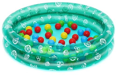 Bestway Piscine à balles Gonflable Splash & Play avec 50 balles - 91 cm x 91 cm x 20 cm - Multicolore