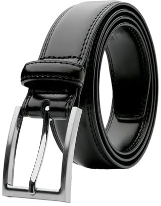 ASFWAGQ Ledergürtel Herren 35mm für Business Anzug, Anzuggürtel Perfekter Begleiter zu Männer Businessschuhe, Jeans-Gürtel Leder