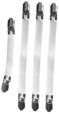DOITOOL 4stücke Verstellbare Bügelbrettbezug-Clips Bügelbrettbezug-Gurte Mit Elastischem Verschluss Bügelbrettbezug-Halter Für Sicheren Halt Passt Für Viele Bügelbrettgrößen