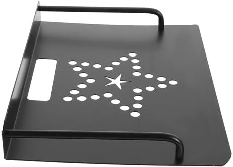 Artibetter Wandregal für Projektoren und Router Schwebende Metallhalterung mit Belüftungslöchern Unterbauregal Top-Box Spielkonsole DVD-Player und Fernbedienungen Robust und Langlebig