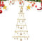 Christmas Wall Tree with Lights - Flat Wall Mounted Glowing Wooden Christmas Tree | LED Lighted Wall Christmas Tree, Warm Hangable Flat Wall Mounted Christmas Tree