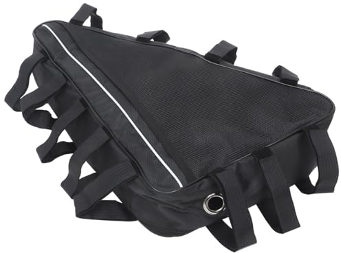 JECOMPRIS Bike Triangle Bag Bike Frame Bag Battery Frame Mount Pouch for Electric Mountain Large Capacity Storage for Cycling Hiking and Camping 19.29 X 16.14 X 4.33 in