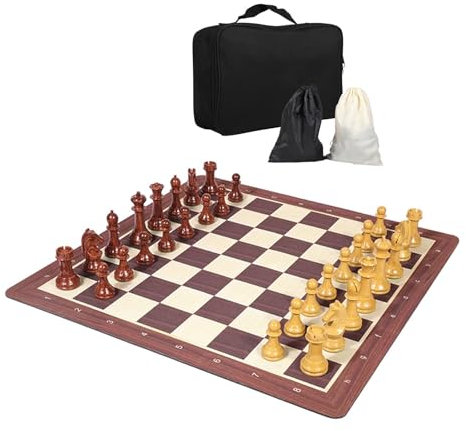 YHJLZNA Schachspiel Schach,Klappbare Schachspiel mit Aufbewahrungstasche,einfach zu tragen,Chessebook Schachspiel für Anfänger und Erwachsene