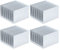 4Pcs Aluminum Heatsink 60x60x39mm Cooling Fins Radiator Cooling Fin Comb Heat Sink Cooler for Electronics CPU Module (No backing glue)
