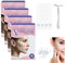 160 Stück Face Lift Tape Invisible Face Lifting Tape Portable Hals Patches Jowls Aufkleber Schlaffe Unsichtbare Dünne Klebeband for Lifting Sagging Skin Double Chin mit 1 Massagestab