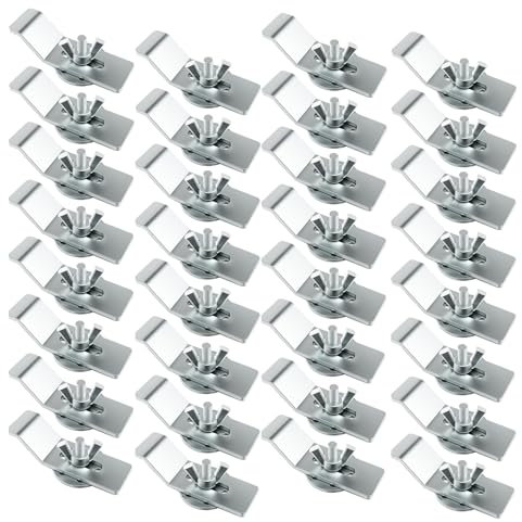 30 clips fregadero bajo encimera, soportes fregadero bajo encimera, kit montaje fregadero, clips reparación de instalación, fregaderos cocina o baño