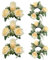 Kerzenkränze Ringe 6pcs 7, 9 Zoll künstliche Rosenblumenkerzenringe für Säulen, kleine Blumenkranzhalter -Hochzeitsmittelstücke zum Essen, Champagner, dekorative Laternens