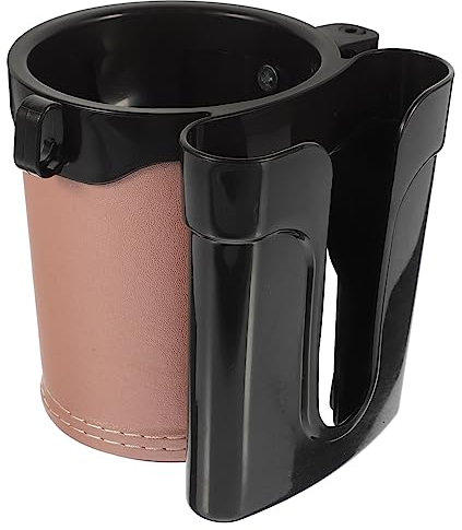 SUPVOX Fahrrad Becherhalter Einstellbarer Kaffeebecher Halter für Lenker Stabiler Flaschenhalter für Fahrräder Kompatibel mit Wasserflaschen und Tassen zu Installieren und Stylisch