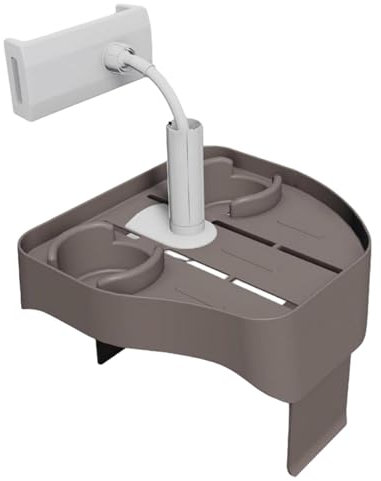 MOUNTTU Pool-Telefonhalter, wasserdicht, 3-in-1, verstellbare Pool-Getränkehalter, Whirlpool-Tablett für den Innen- und Außenbereich, Getränkehalter, Whirlpool-Tisch, Tablett, Telefonhalte