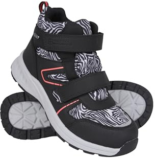 Mountain Warehouse Jupiter Kids Adaptive Walking Boots | Breathable & Durable Waterproof Footwear for Boys & Girls, Adjustable Straps for Comfort & Tailored Fit, Best Wet Weather