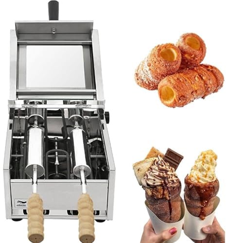 Forno elettrico per gelato, camino per dolci, forno per pane, camino elettrico cavo rotondo, macchina per waffle