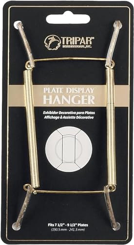 Tripar 7-1/2 - 9-1/2 Inch Brass Plate Wire, Pack of 12