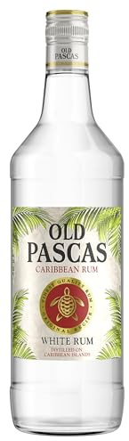 Old Pascas Caribbean Island White Rum, 1er Pack (1 x 1000 ml)