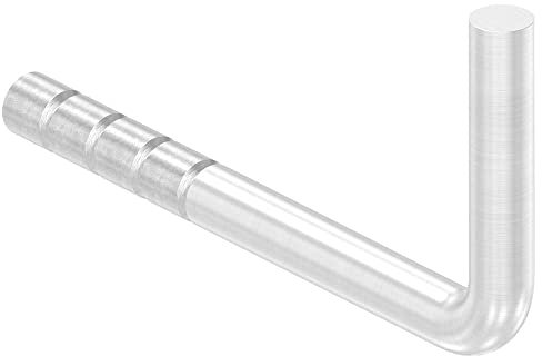 Handlaufhalter zur Wandbefestigung zum Einbetonieren, zum Anschweißen mit ø 14mm Bügel