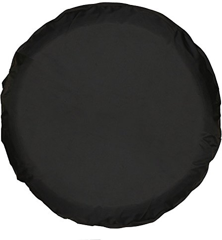 Moonet PVC Leather Spare Tire Wheel Cover for Car Truck SUV Camper Trailer Universal Fit RV JP FJ, R15 Black (for Overall Wheel Diameter 27-29 inch)