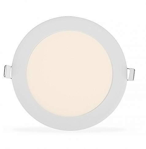 Mextronic LED einbau Panel Rund LED Einbau Panel TAVO rund Warmweiß 880LM 12W (W) Ø 135mm