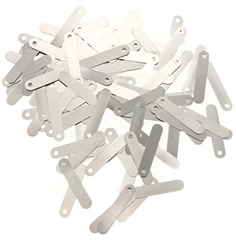 MASUNN 100Pcs Solder Tab for Sub C 14500 18650 Battery Cell