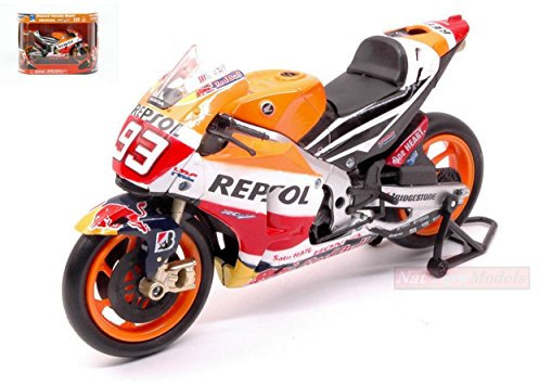 MODELLINO IN SCALA COMPATIBILE CON HONDA MARC MARQUEZ 2015 N.93 MOTO GP 1:12 NEW RAY NY57753