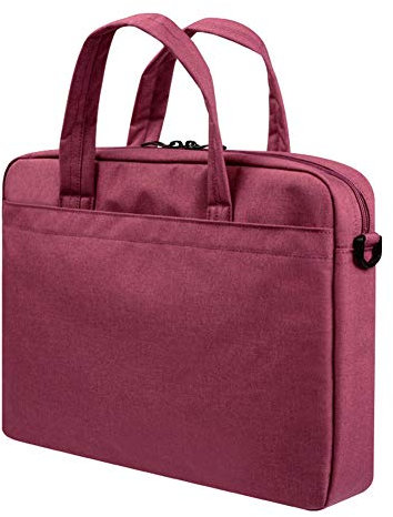 Sacoche Ordinateur 15 Pouces, Housse pour Ordinateur Portable Pochette Housse de Protection Ordinateur pour Macbook/Acer/ASUS/Dell/Fujitsu/Lenovo/HP/Toshiba,Rouge