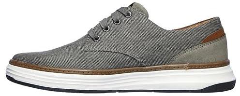 Skechers Herren Moreno Ederson Sneaker, Taupe Canvas, 46 EU