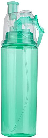 Xmiral Leak-Proof Drinking Cup Sport Cycling Mist Spray Water Gym Beach Bottle 600ML 25x6x6cm(D)