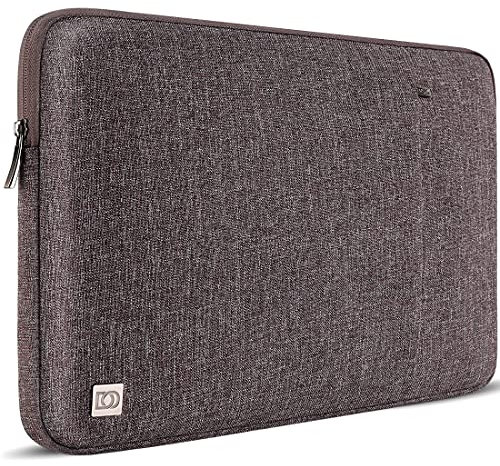 DOMISO 10,1 Pollici Custodia Borsa per Computer Protettiva Portatile PC Tablet Laptop Sleeve per 9,7 10,5 11 iPad Pro/iPad Air/Microsoft Surface Go/Samsung Galaxy Tab S4/Lenovo Ideapad D330,Marrone