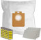 PakTrade 30 Air Fresheners + 3 Filter + 30 Vacuum Cleaner Dust Bags For Philips FC9162