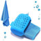 EasyULT kühlendes Handtuch, Kühltuch Kühlhandtuch, Mikrofaser Handtücher Schnelltrocknend Sporthandtuch Strandhandtuch Reisehandtuch für Fitness Gym Yoga and Outdoor Sports(Hellblau)