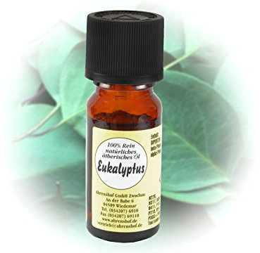 * Ätherisches Öl 100% natürlich | Duft: Eukalyptus | Duftöl für Duftlampe Diffusor Potpurri Aromatherapie Sauna | 10 ml…