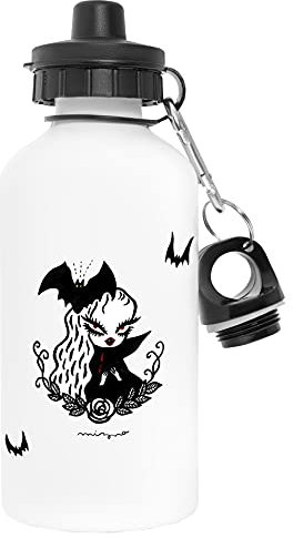 Vampire la Demoiselle Blanc Bouteille d'eau Aluminium des Sports Voyage Extérieur White Water Bottle Travel Outdoor