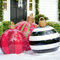 Settoo Weihnachtskugeln, 60 cm, aufblasbare Christbaumschmuck mit personalisierten Weihnachtskugeln, riesig, für Gartendekoration, Ornamente, aufblasbare Kugeln