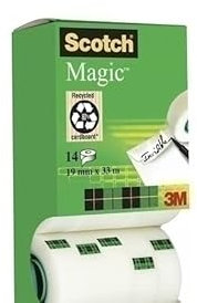 Scotch Magic Klebeband, unsichtbar, 33 x 19 cm, 14 Stück