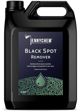 Black Spot Remover 5 L – Industrial Patio & Stone Cleaner | Lichen, Algae & Black Spot Killer for Driveways, Decking & Natural Stone | Easy Dilute Formula