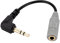 Câble de microphone SC3 de rechange pour adaptateur TRRS vers TRS de 3,5 mm pour appareils photo, enregistreurs vidéo, compatible avec Sony, Nikon, Canon