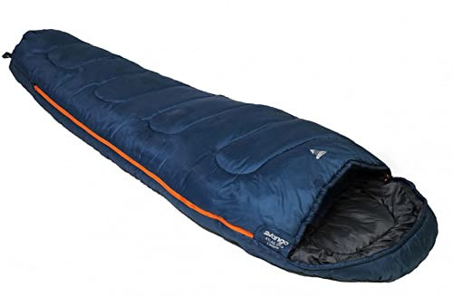 Vango Atlas 250 Slaapzak, Mummie Slaapzak, Donkerblauw, 1-persoons