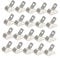 20 Pcs R Type Clamp Wire Cable Metal Brackets Wire Cable Clamps Stainless Steel Cable Clamp Simple Cable Organizer Clip Clamp Stainless Steel Silver Wire Clamp Clips Wire Clip